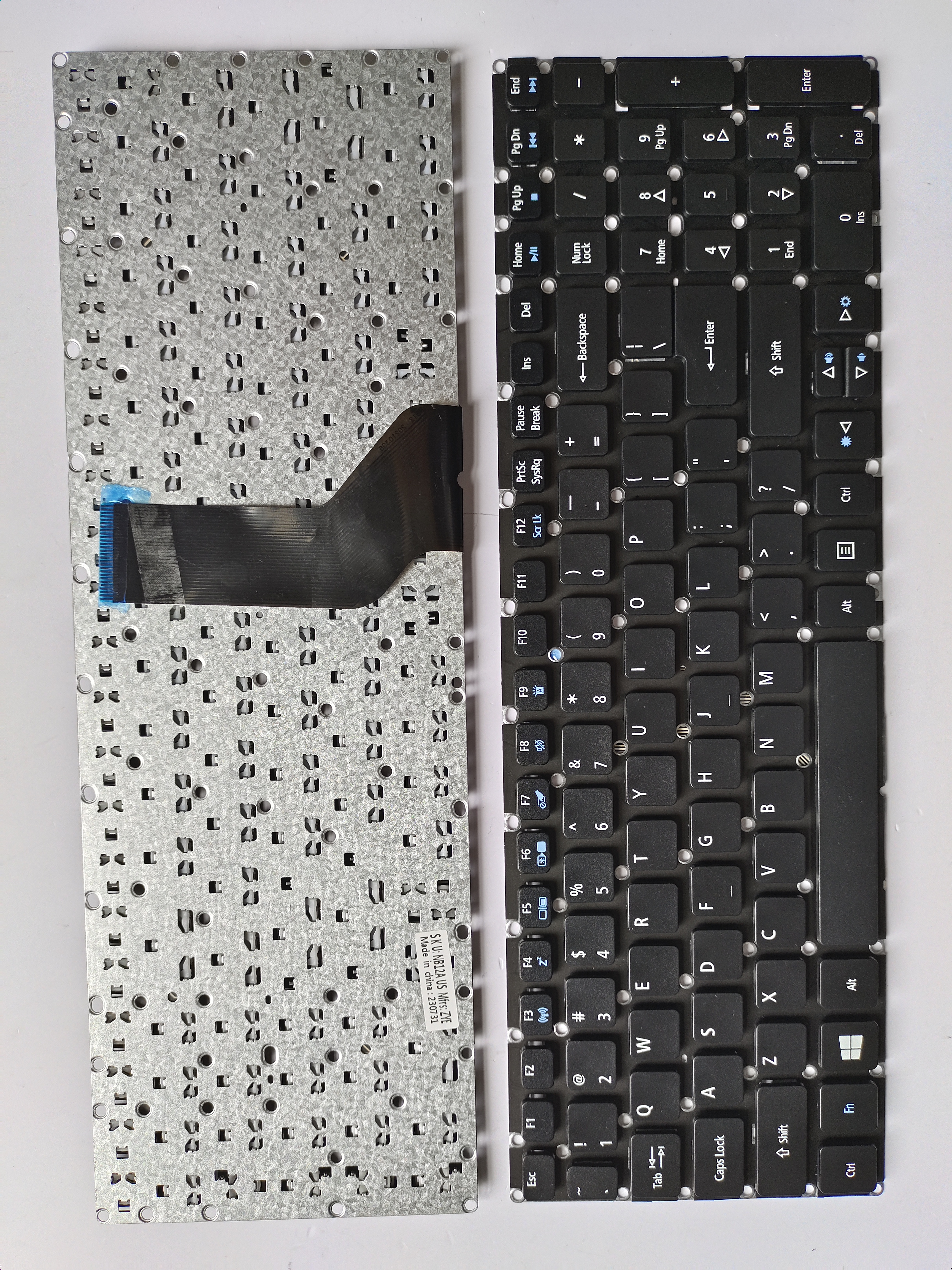 Picture of New Replacement Laptop Keyboard For ACER R5-571 BLACK (OEM) US Layout